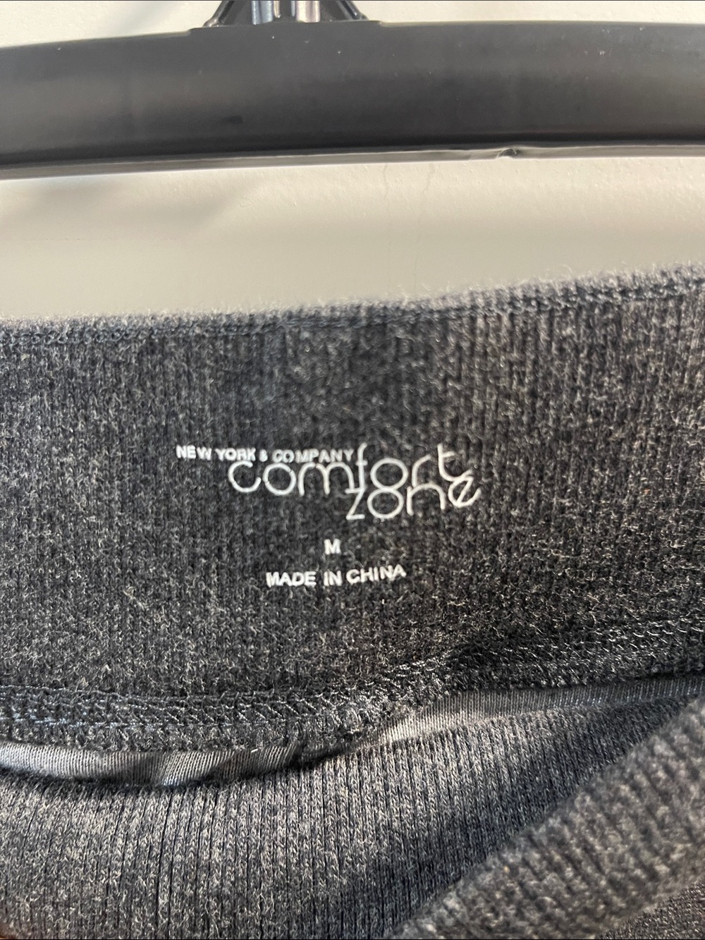 Comfort Zone Charcoal Velour Lounge Pants - Picture 4 of 4